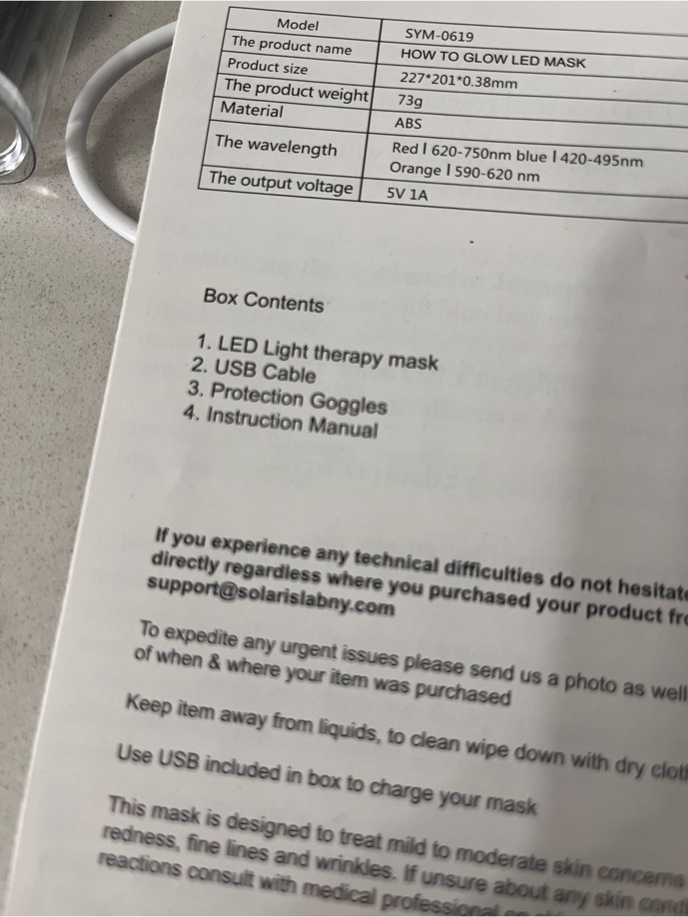 Solaris Lab LED Light Therapy Mask - Picture 8 of 8